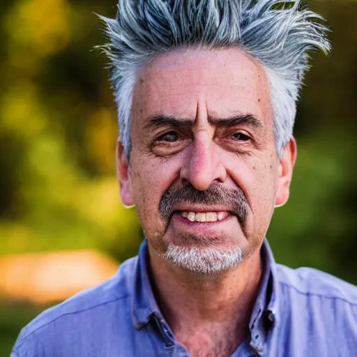 Prompt: portrait photo still of rick sanchez real life, 8 k, 8 5 mm f 1. 8