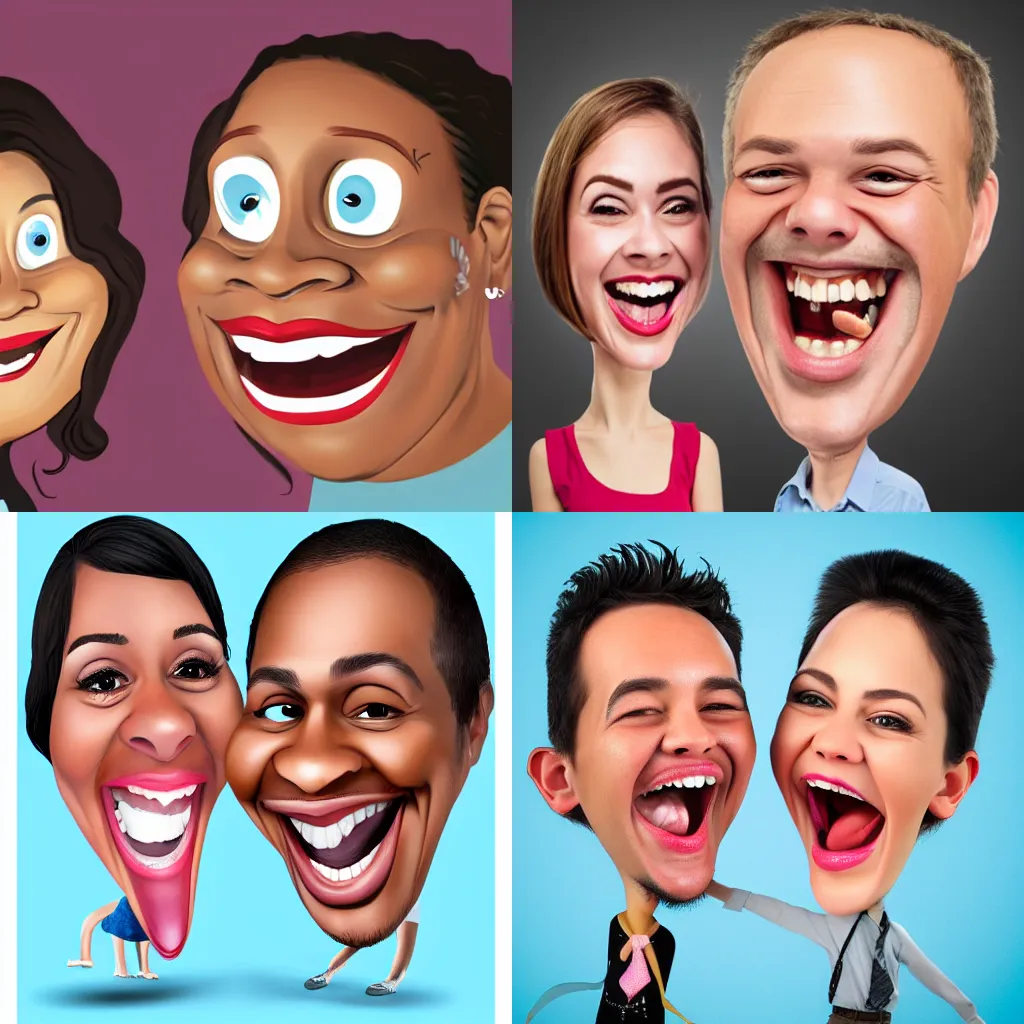 ArtStation - Big mouth cursed emoji