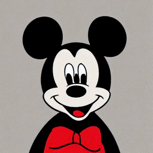 Prompt: serial killer Mickey mouse