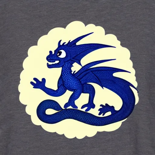 Image similar to indigo baby dragon