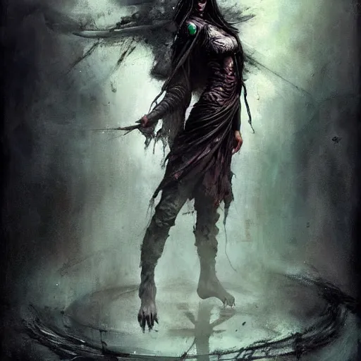 Image similar to dark cloaked necromancer, by artur bordalo and tom bagshaw and craig davison and guy denning and harumi hironaka, trending on artstation hq, deviantart, pinterest, 4 k uhd image