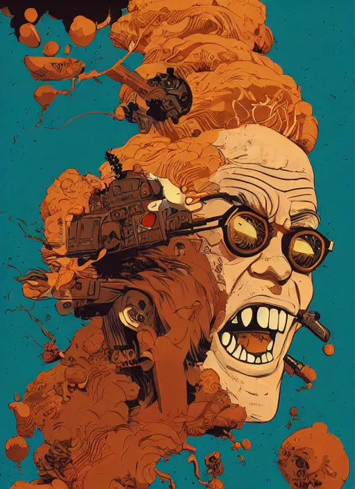 Image similar to delirium face portrait by petros afshar, tom whalen, laurie greasley, war face by greg rutkowski and ferdinand knab