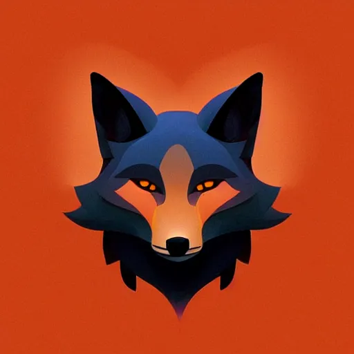 Prompt: face icon vector minimalist mystic fox, loftis, cory behance hd by jesper ejsing, by rhads, makoto shinkai and lois van baarle, ilya kuvshinov, rossdraws global illumination