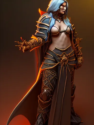 Image similar to dark sorceress, warcraft, dark souls : : illustrated by artgerm, moebius, tooth wu : : quixel megascans, ray - tracing, redshift render, 8 k, insanely detailed and intricate, elegant, design, weta digital, imaginefx, photorealism, character design