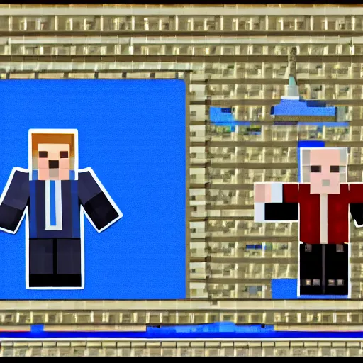 Image similar to boris johnson minecraft skin