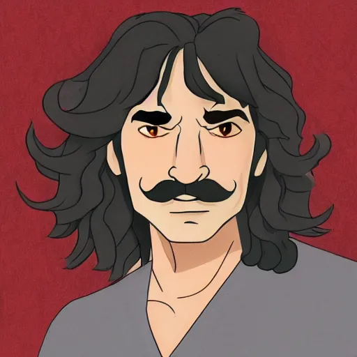 Prompt: precisely drawn illustration of inigo montoya drawn in the style of studio ghibli, full color, anime, manga style