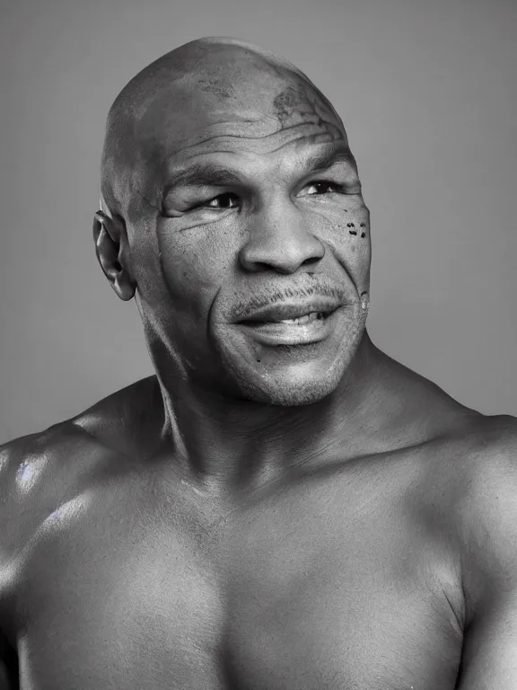 Image similar to photo portrait of Mike Tyson