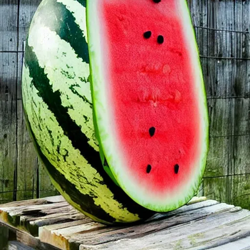 Image similar to how watermelon grows