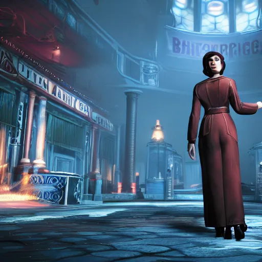 prompthunt: Screenshot from Bioshock Infinite, Elizabeth, high resolution  4K, Elizabeth, Bioshock Infinite, photorealism, face