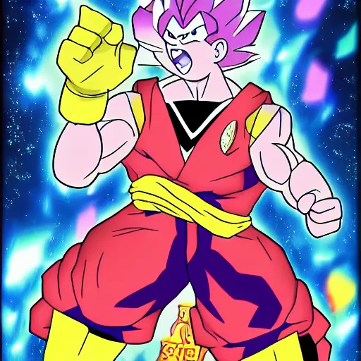 Image similar to Steven Universe defeats Goku, deviantart