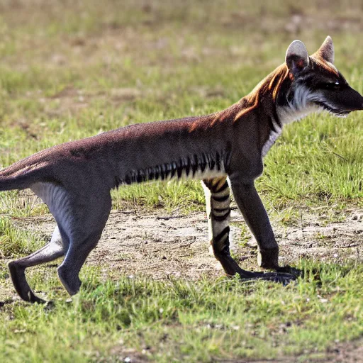 Prompt: tasmanian tiger