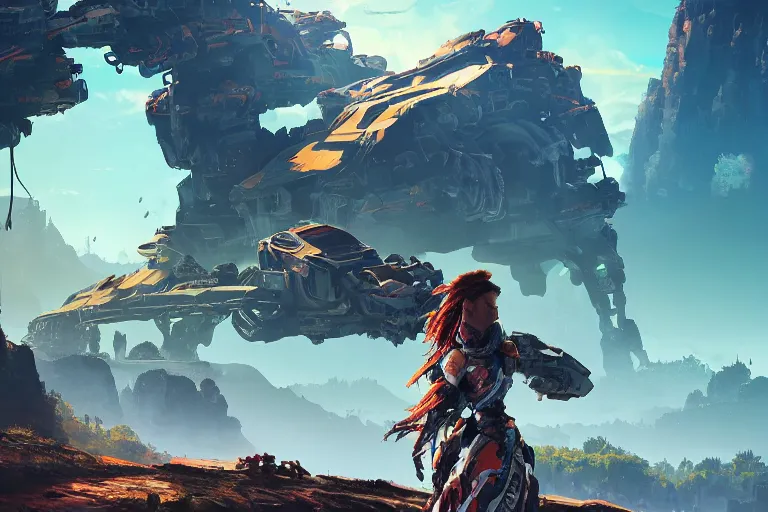 Image similar to tideripper machine mecanical creature robot of horizon forbidden west horizon zero dawn bioluminiscence global illumination ray tracing hdr fanart arstation by ian pesty and alena aenami artworks in 4 k