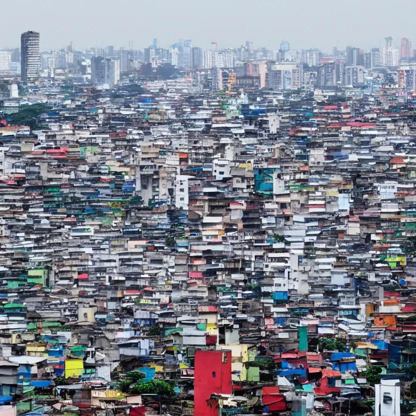 Prompt: skyline of the city of lagos.