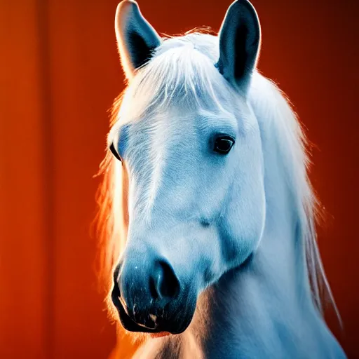 Image similar to photo of a crystalline horse
