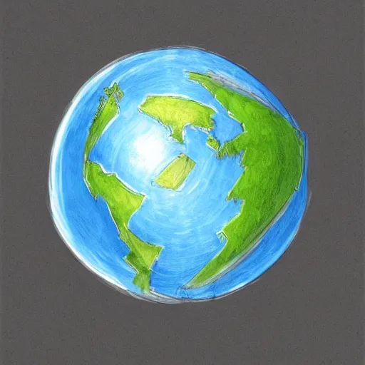 Prompt: globe earth drawing sketch, trending on artstation, cgsociety