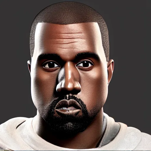 Prompt: 3 d model of kanye west, in the style of pixar animation, octane render, ultra detailed, 3 d character model