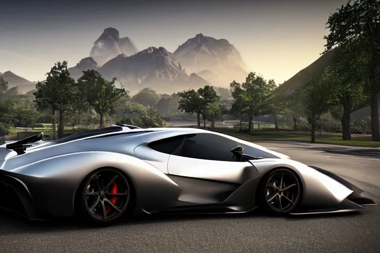 Image similar to photo wallpaper sport car gran turismo 7 forza horizon need for speed fast and furious 5 unreal engine supercar hypercar game concept car octane render, 4 khd 2 0 2 2 3 d cgi rtx style chrome reflexion global illumination ray tracing hdr arstation pixar and disney unreal