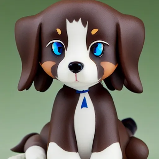 Image similar to chibi australian shepherd anime figurine