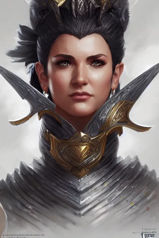 Image similar to amazon valkyrie athena, d & d, fantasy, portrait, highly detailed, headshot, digital painting, trending on artstation, concept art, sharp focus, illustration, art by artgerm and greg rutkowski and magali villeneuve