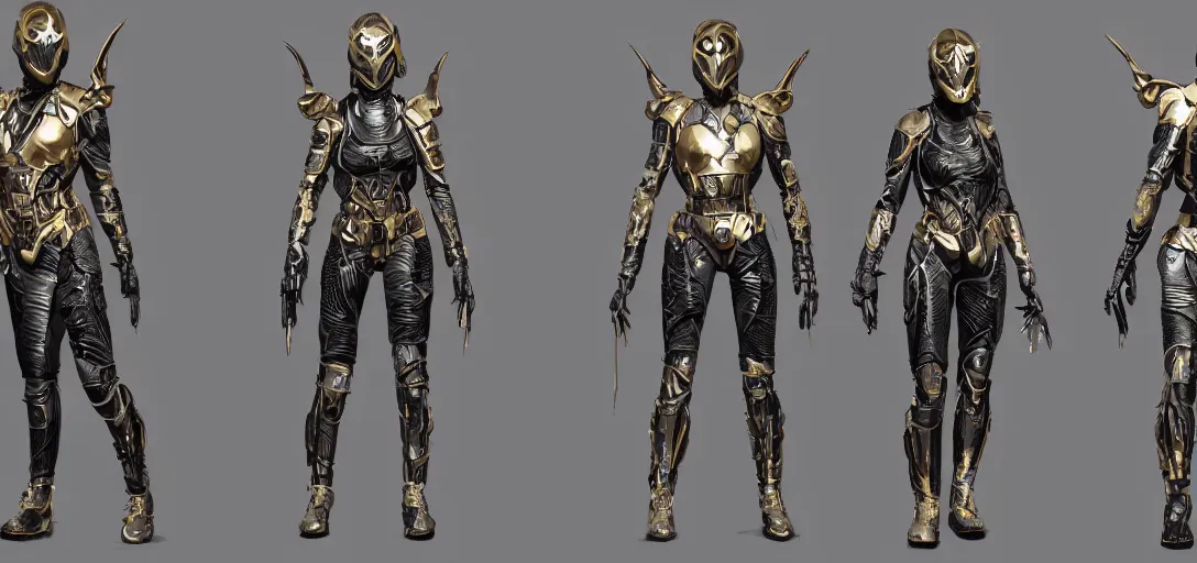 Prompt: character sheet concept art of female special forces superhero from destiny 2, hooded opalescent diaphanous robe with intricate gold inlay, gypsy, face paint, ferrofluid armor, realistic, hyperrealistic, photographic, costume, wlop, dan mumford, greg rutkowski, high detail, octane render, alexander mcqueen, james gurney, photo, 8 k, intricate