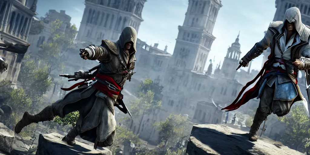 assassins creed gameplay, Stable Diffusion