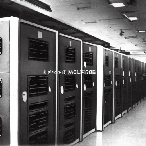 Image similar to Archive Photo of Soviet supercomputer. 1970.