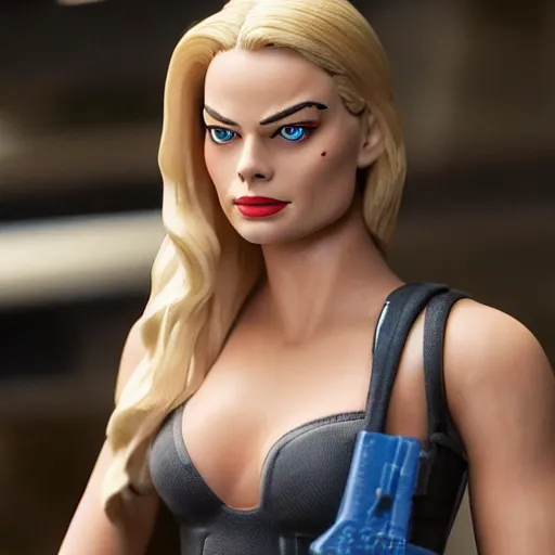 Image similar to margot robbie hasbro g. i joe 4 k