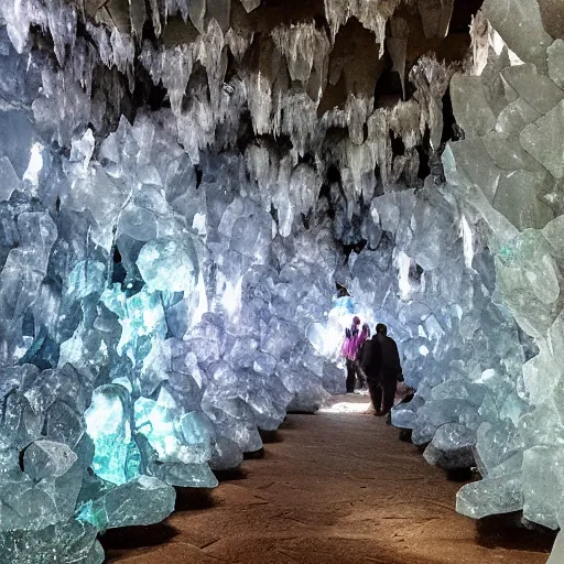 Image similar to crystal cave,