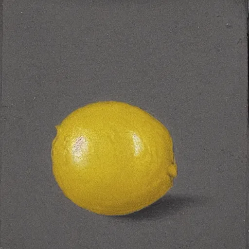 Prompt: “lemon in the style of Mezzotint”