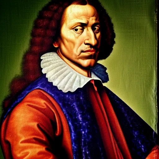 Image similar to renaissance portrait of obama, 1 7 th century