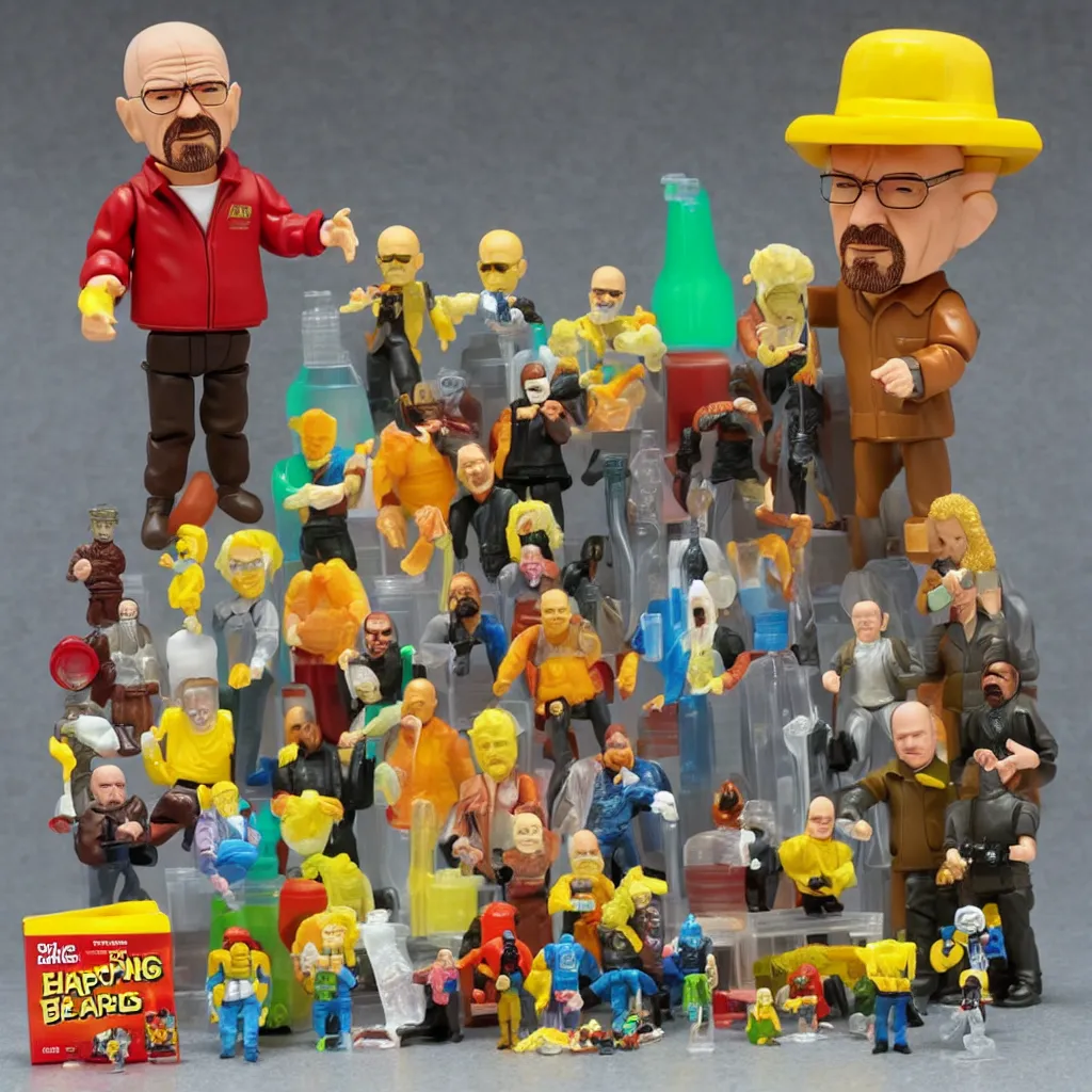 breaking bad action figure small figure happy meal Stable