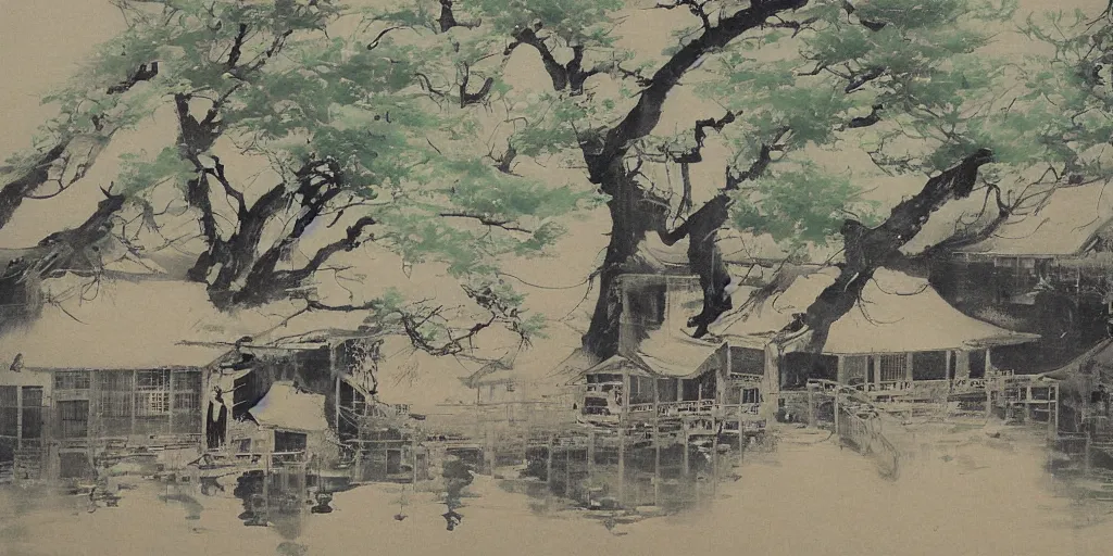 Image similar to painting by Yoshitomo Nara