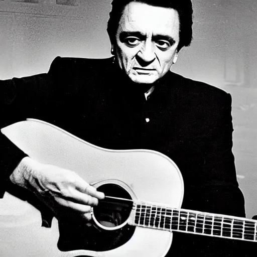 Image similar to johnny cash