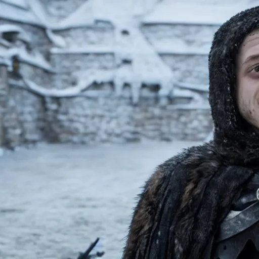 Image similar to still of pete davidson in game of thrones