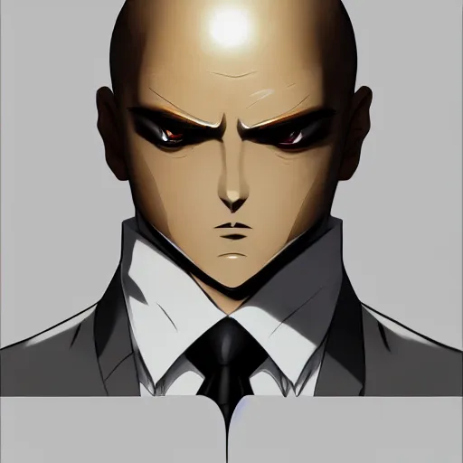 Prompt: portrait of agent 4 7, anime fantasy illustration by tomoyuki yamasaki, kyoto studio, madhouse, ufotable, trending on artstation