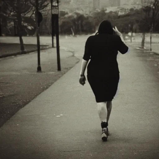 Image similar to woman walking