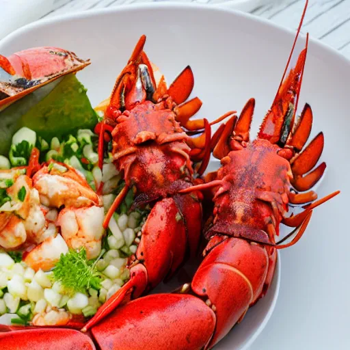 Image similar to lobster, bowl