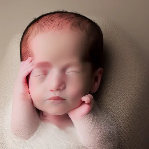 Image similar to new born kid on a white background standing