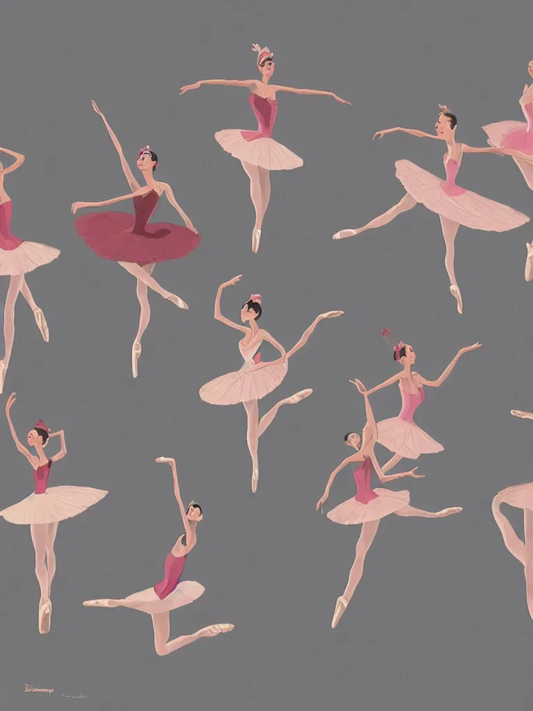 Prompt: ballerinas from overhead by disney concept artists, blunt borders, rule of thirds