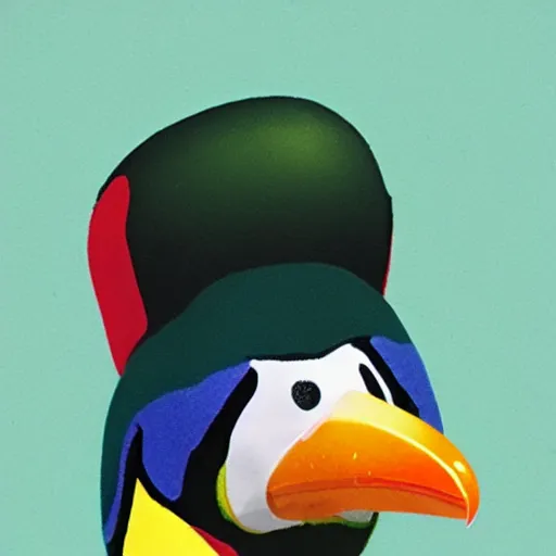 Image similar to funko pop of a toucan