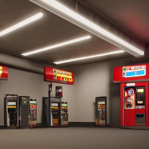 Image similar to dobby robbing a gas station, volumetric lighting, octane render, 4 k resolution