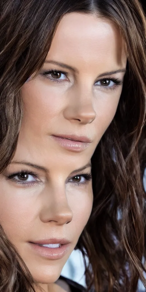 Image similar to Kate Beckinsale as Alita