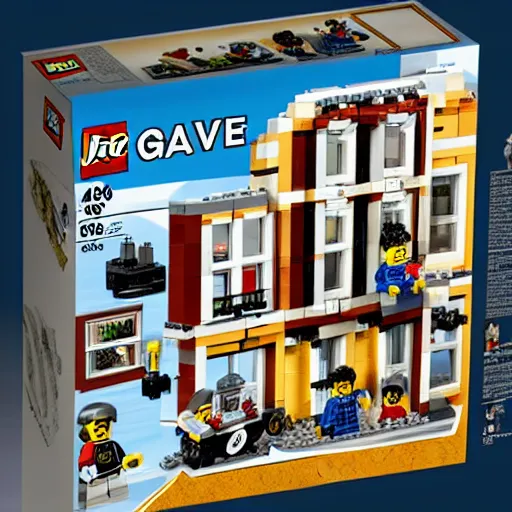 Image similar to Mar-a-Lego FBI raid Lego set