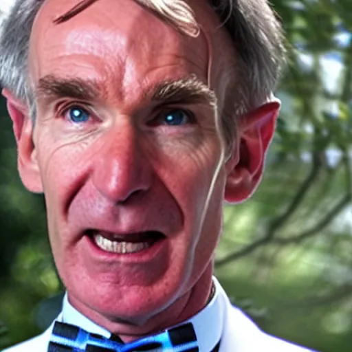 Prompt: Bill Nye as a pokemon professor