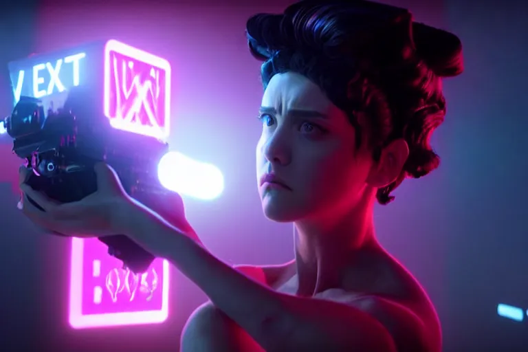 Image similar to vfx film, love death and robots, flat color profile low - key lighting award winning photography arri alexa cinematography, hyper real photorealistic cinematic, atmospheric cool colorgrade