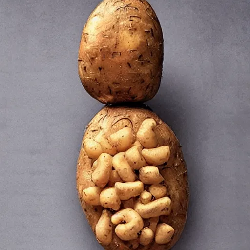 Image similar to human potato