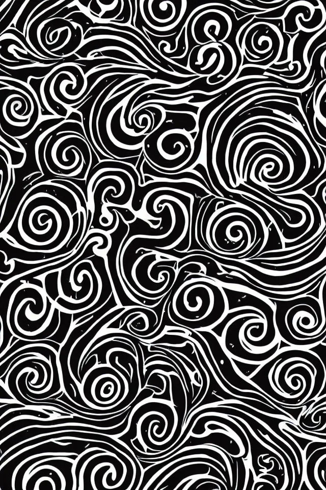Image similar to black with dark grey swirls, phone wallpaper