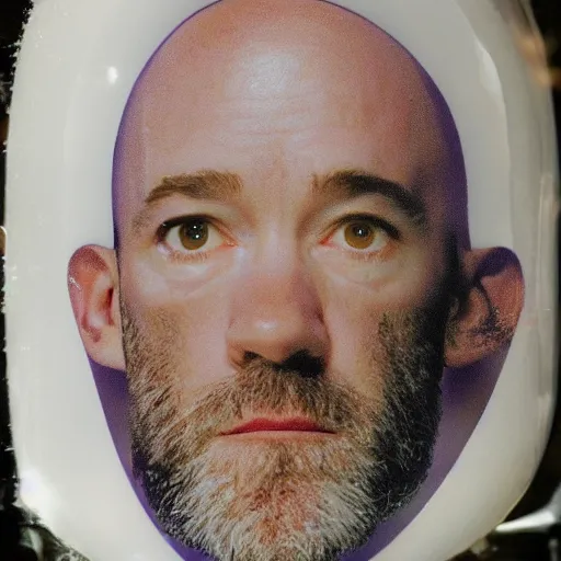 Image similar to michael stipe in a jar of honey