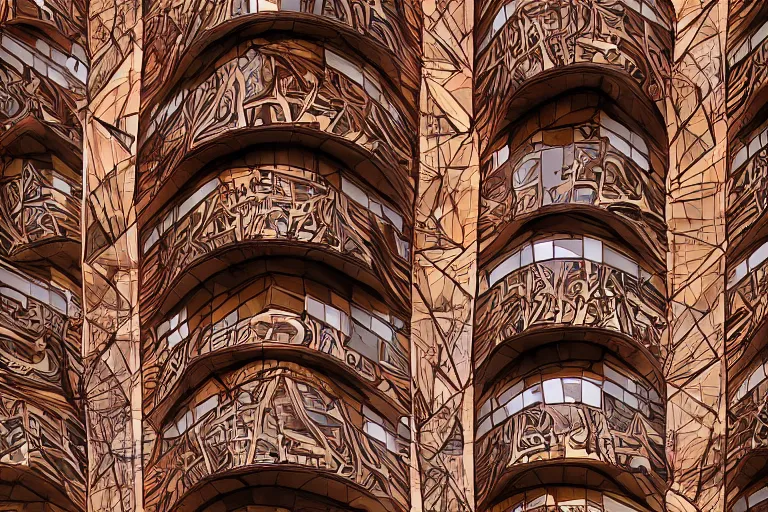 Image similar to postmodern zakopane designed by louis sullivan, still from a movie, photo art, artgerm, trending on artstation