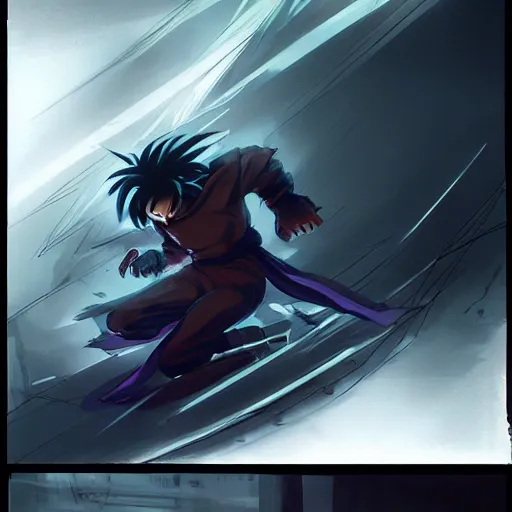 Prompt: Concept art sketch of Super-Boo, Dragon Ball, volumetric fog, godrays, high contrast, high contrast, high contrast, vibrant colors, vivid colors, high saturation, by Greg Rutkowski and Jesper Ejsing and Raymond Swanland and alena aenami, featured on artstation, wide angle, vertical orientation W 832